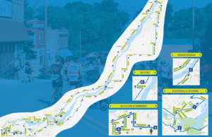 2019 Bike to the Beat course map